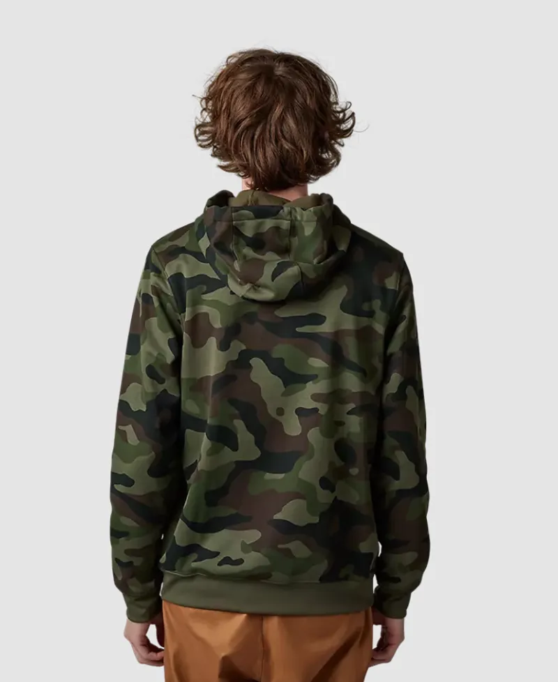 Fox Racing Vzns Camo Pullover Hoodie in Green Camo-2